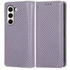 Grid Texture PU Leather Case for Samsung Galaxy Z Fold5 5G Phone Flip Cover with Stand Grid Texture PU Leather Case for Samsung Galaxy Z Fold5 5G Phone Flip Cover with Stand