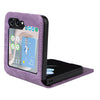 For Samsung Galaxy Z Flip5 5G Card Slots Phone Case Two-piece Design PU Leather Protective Cover For Samsung Galaxy Z Flip5 5G Card Slots Phone Case Two-piece Design PU Leather Protective Cover