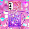 YB Quicksand Series-6 For Samsung Galaxy S23 FE TPU Gradient Case Bling Floating Liquid Phone Cover with Lanyard YB Quicksand Series-6 For Samsung Galaxy S23 FE TPU Gradient Case Bling Floating Liquid Phone Cover with Lanyard