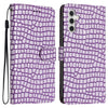 PU Leather Crocodile Texture Phone Case for Samsung Galaxy A24 4G A25 5G Wallet Stand Protective Cover with Strap PU Leather Crocodile Texture Phone Case for Samsung Galaxy A24 4G A25 5G Wallet Stand Protective Cover with Strap