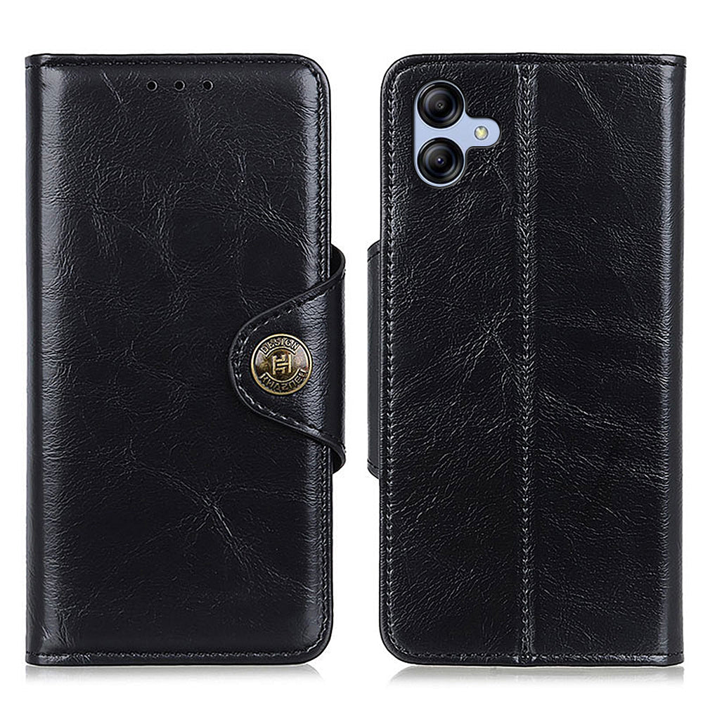 KHAZHEN For Samsung Galaxy A05 4G Case Textured Stand Slim-Fit PU Leather Wallet Phone Cover KHAZHEN For Samsung Galaxy A05 4G Case Textured Stand Slim-Fit PU Leather Wallet Phone Cover