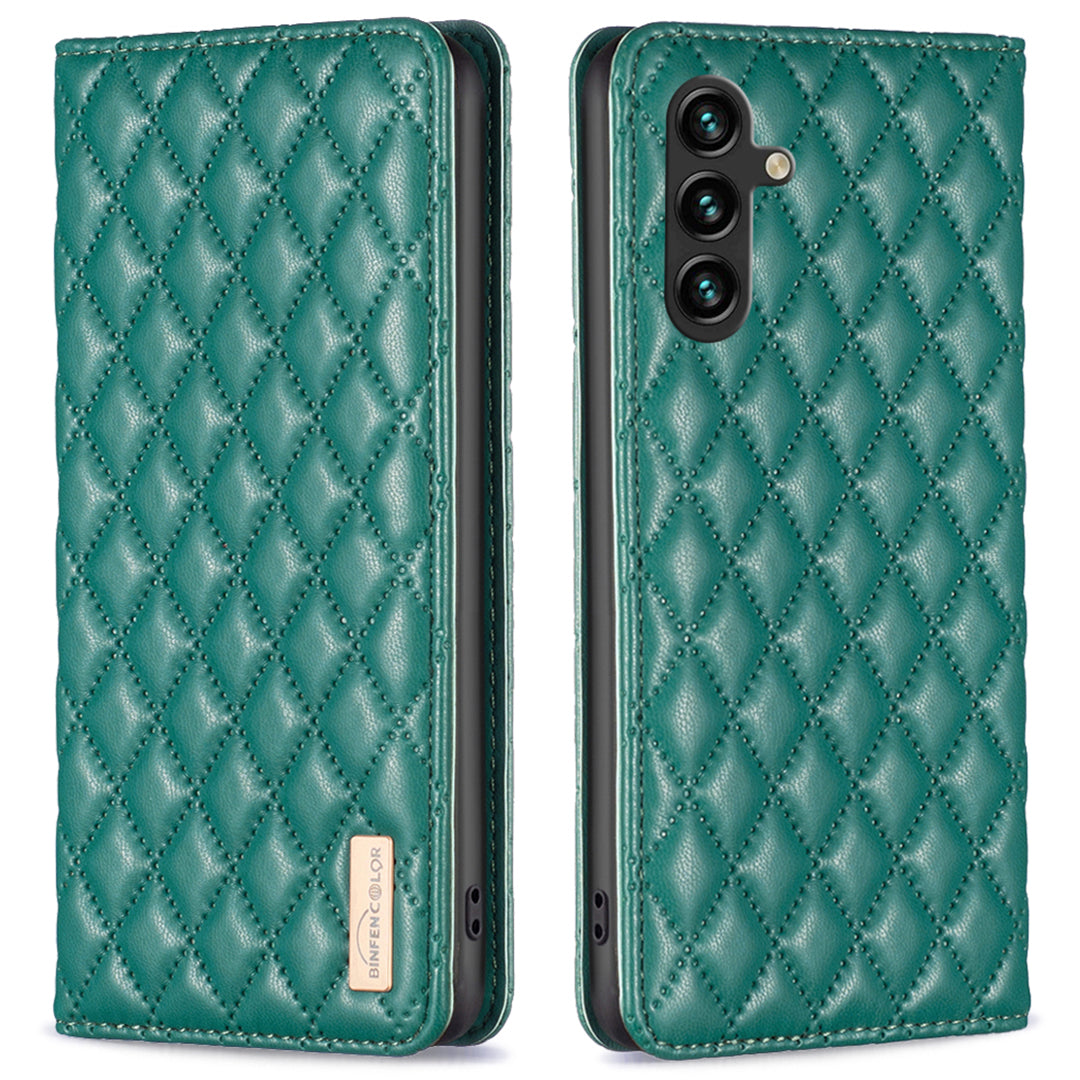 BINFEN COLOR BF Style-16 For Samsung Galaxy A05s 4G Case Leather Cell Phone Stand Cover BINFEN COLOR BF Style-16 For Samsung Galaxy A05s 4G Case Leather Cell Phone Stand Cover