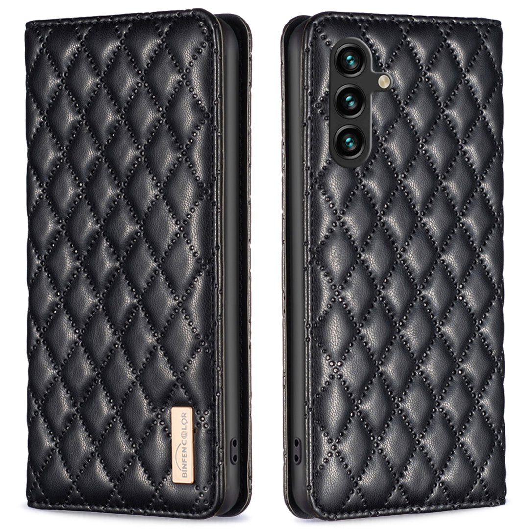 BINFEN COLOR BF Style-16 For Samsung Galaxy A05s 4G Case Leather Cell Phone Stand Cover BINFEN COLOR BF Style-16 For Samsung Galaxy A05s 4G Case Leather Cell Phone Stand Cover