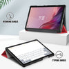 Tri-fold Stand Tablet Case for Lenovo Tab M9 TB-310FU Auto Wake Sleep PU Leather Tablet Cover Tri-fold Stand Tablet Case for Lenovo Tab M9 TB-310FU Auto Wake Sleep PU Leather Tablet Cover
