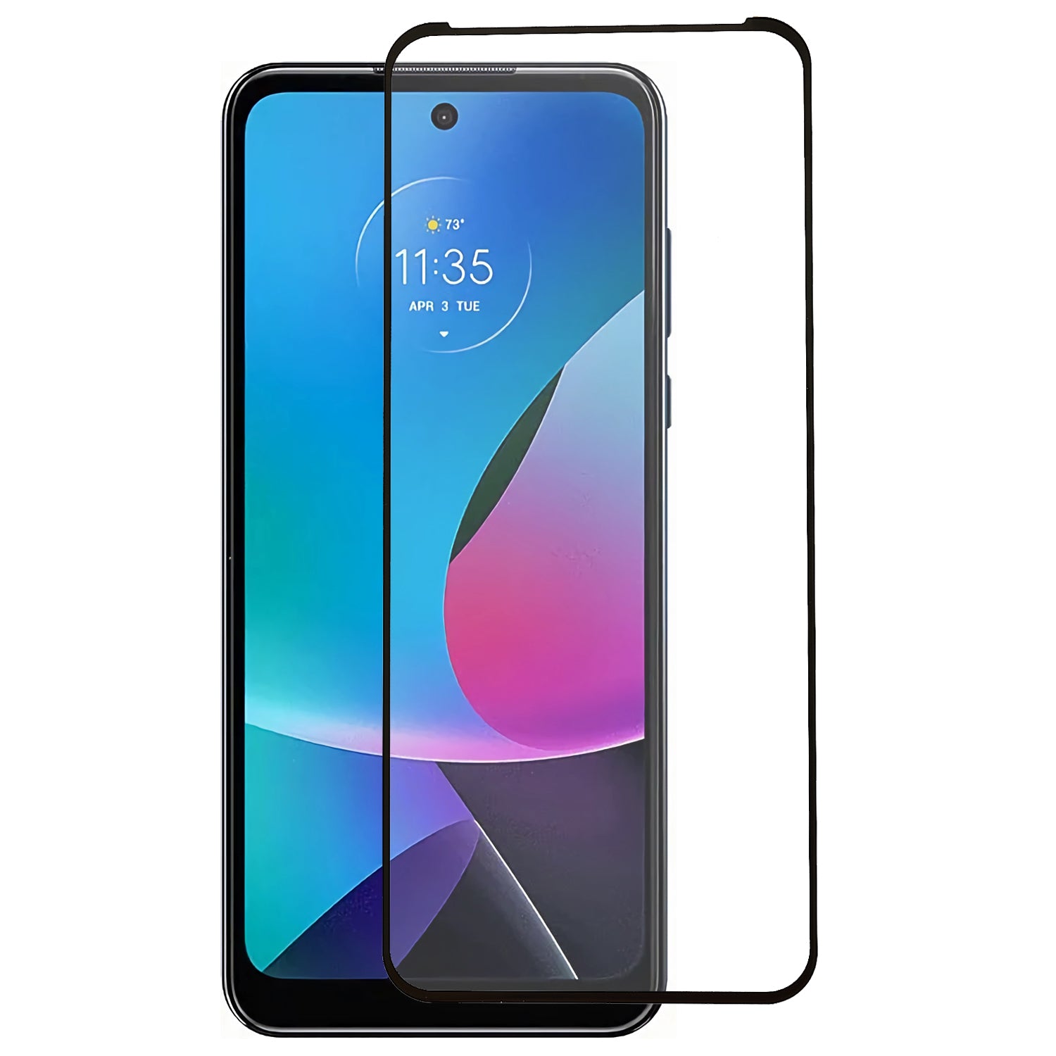 Ultra Clear Tempered Glass Film for Motorola Moto G Play (2023) 4G Silk Printing Full Glue Screen Protector Ultra Clear Tempered Glass Film for Motorola Moto G Play (2023) 4G Silk Printing Full Glue Screen Protector