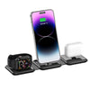 A75 3-in-1 Folding Wireless Charger Portable Charging Pad with Lightning Connector for iPhone Series iWatch AirPods A75 3-in-1 Folding Wireless Charger Portable Charging Pad with Lightning Connector for iPhone Series iWatch AirPods