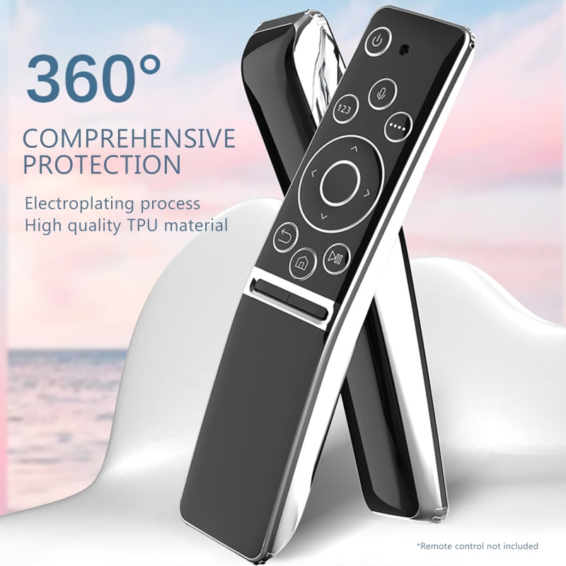 For Samsung BN59-01259D BN-01298J QA55Q60 Remote Controller Electroplating Case TPU Protection Cover Sleeve For Samsung BN59-01259D BN-01298J QA55Q60 Remote Controller Electroplating Case TPU Protection Cover Sleeve