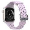 A057 For Apple Watch Series 9 8 7 41mm 6 5 4 SE (2023) SE(2022) SE 40mm 3 2 1 38mm Silicone Watch Band Hollow-out Flower Pattern Wrist Strap Replacement A057 For Apple Watch Series 9 8 7 41mm 6 5 4 SE (2023) SE(2022) SE 40mm 3 2 1 38mm Silicone Watch Band Hollow-out Flower Pattern Wrist Strap Replacement