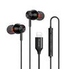 MCDODO HP-3480 MDD HiFi Stereo Sound Wired Earphone Lightning Headphone with Microphone Volume Control - Black MCDODO HP-3480 MDD HiFi Stereo Sound Wired Earphone Lightning Headphone with Microphone Volume Control - Black
