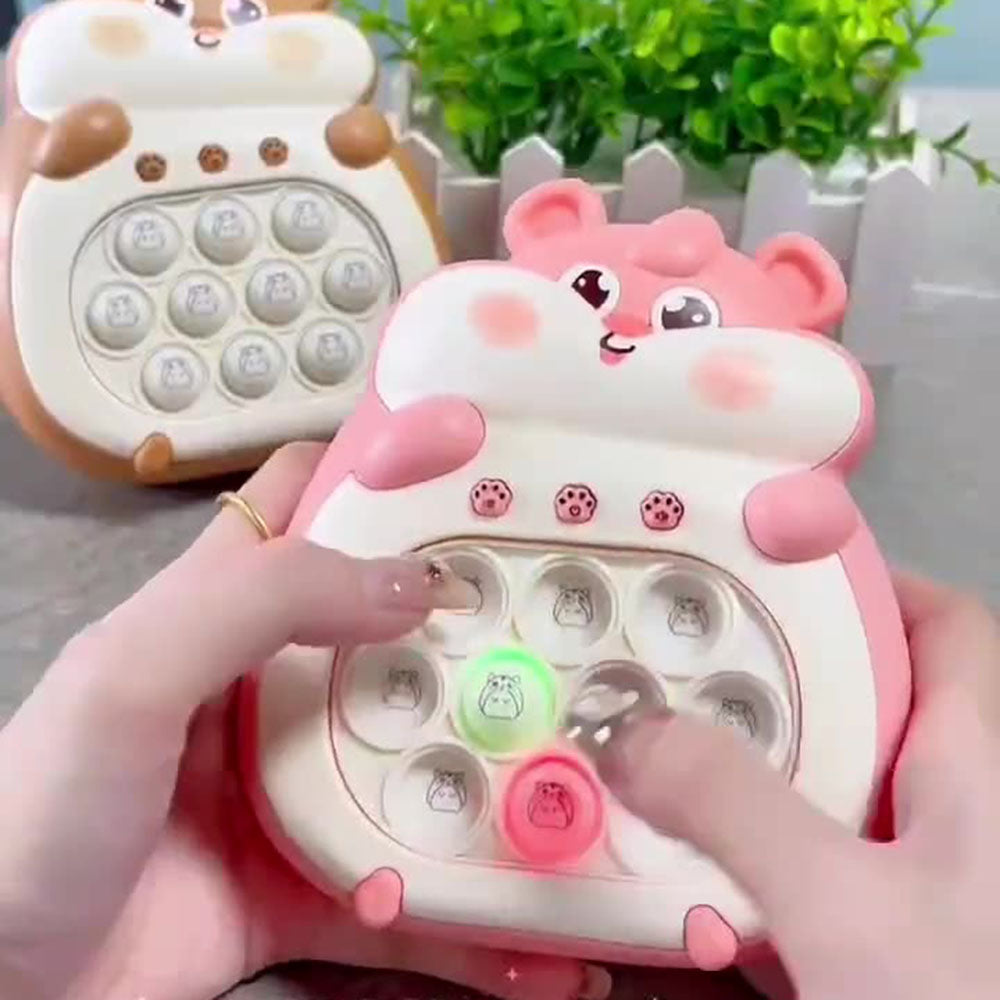 HL702 Quick Push Bubble Pop Puzzle Game Machine Sensory Fidget Toy for Kids
