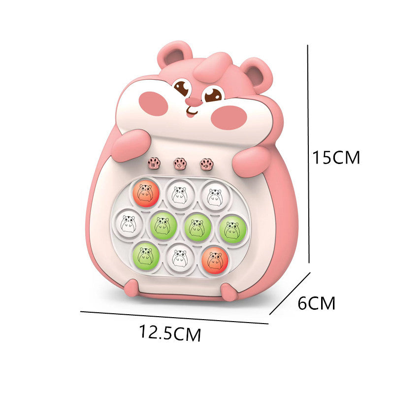 HL702 Quick Push Bubble Pop Puzzle Game Machine Sensory Fidget Toy for Kids