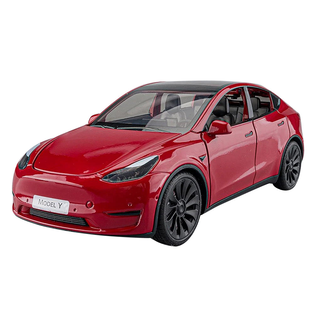 1:24 Scale Alloy Car Model Y Toy Vehicle Toy Kids Gift with Light and Music