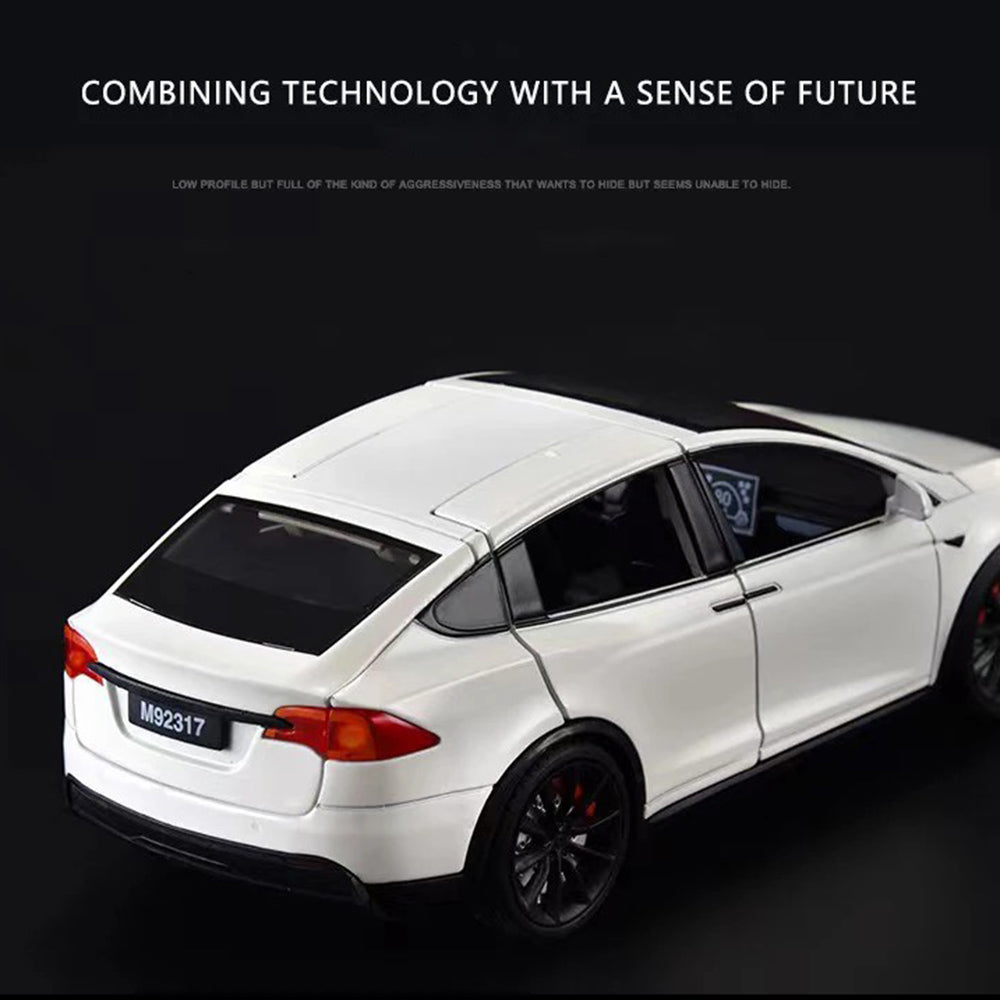 1:24 Simulation Tesla Model X Alloy Car Model Children Boy Toy Car