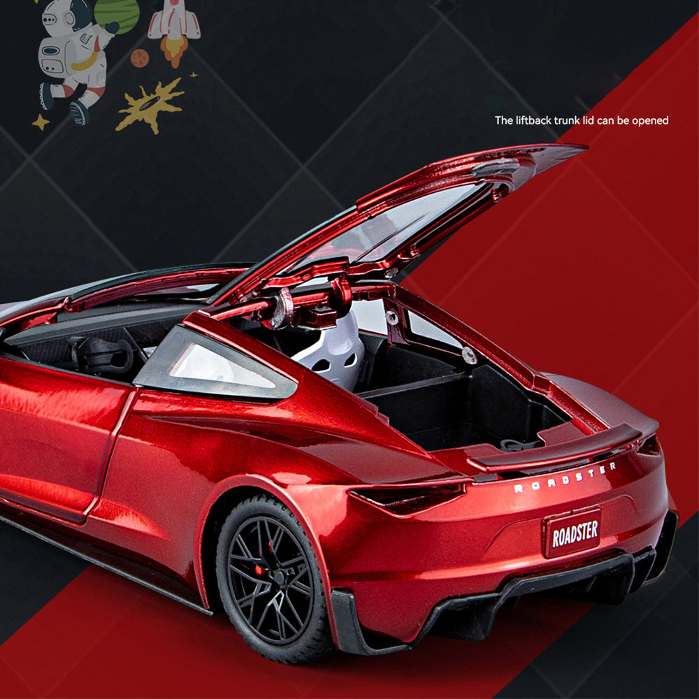 Roadster Vehicle Toy 1:24 Scale Light and Music Design Alloy Car Toy Kids Gift