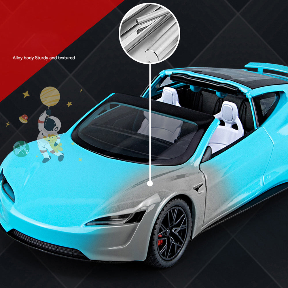 Roadster Vehicle Toy 1:24 Scale Light and Music Design Alloy Car Toy Kids Gift
