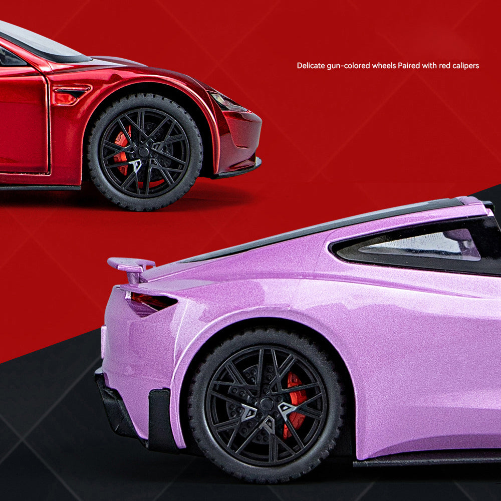 Roadster Vehicle Toy 1:24 Scale Light and Music Design Alloy Car Toy Kids Gift