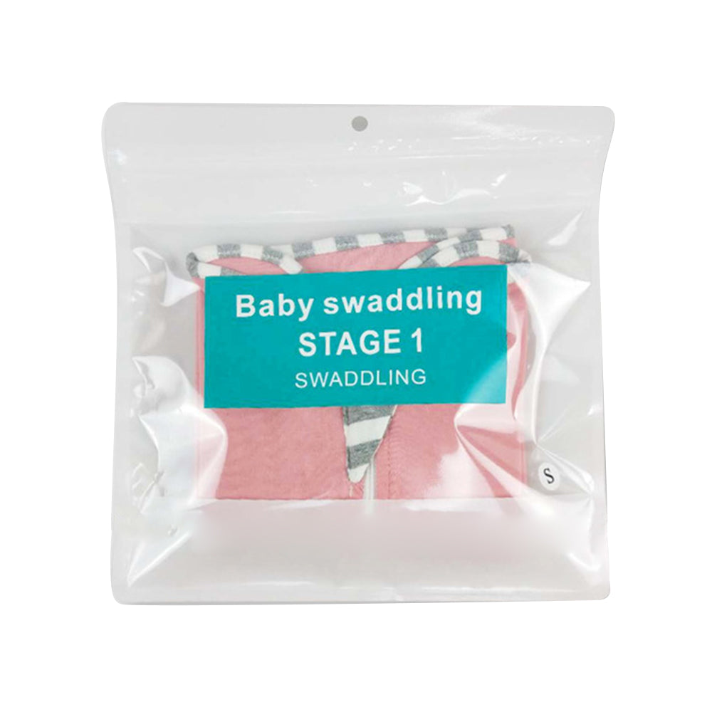 AB01 Cotton Baby Swaddle Blanket Zipper Anti-kicking Infant Sleeping Bag, Size M