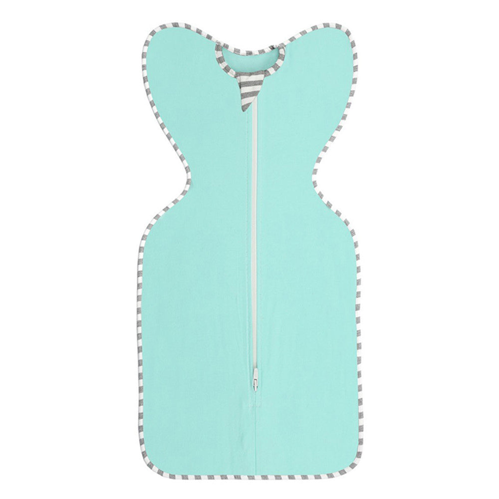 AB01 Cotton Baby Swaddle Blanket Zipper Anti-kicking Infant Sleeping Bag, Size M