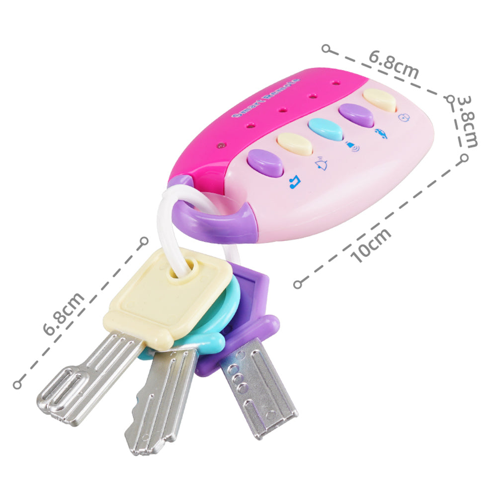 1025 Remote Car Control Key Toy Musical Learning Educational Toy with Light