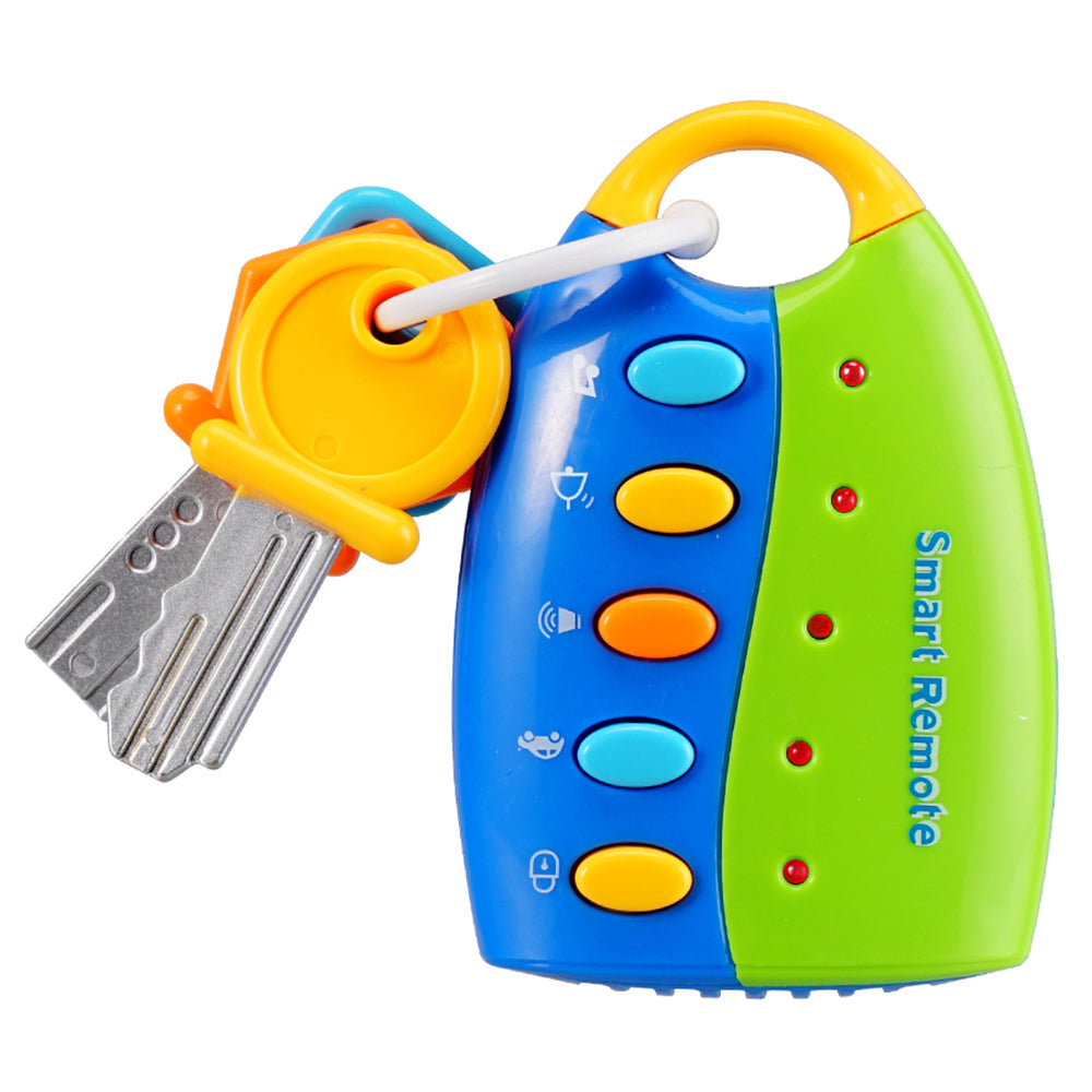 1025 Remote Car Control Key Toy Musical Learning Educational Toy with Light