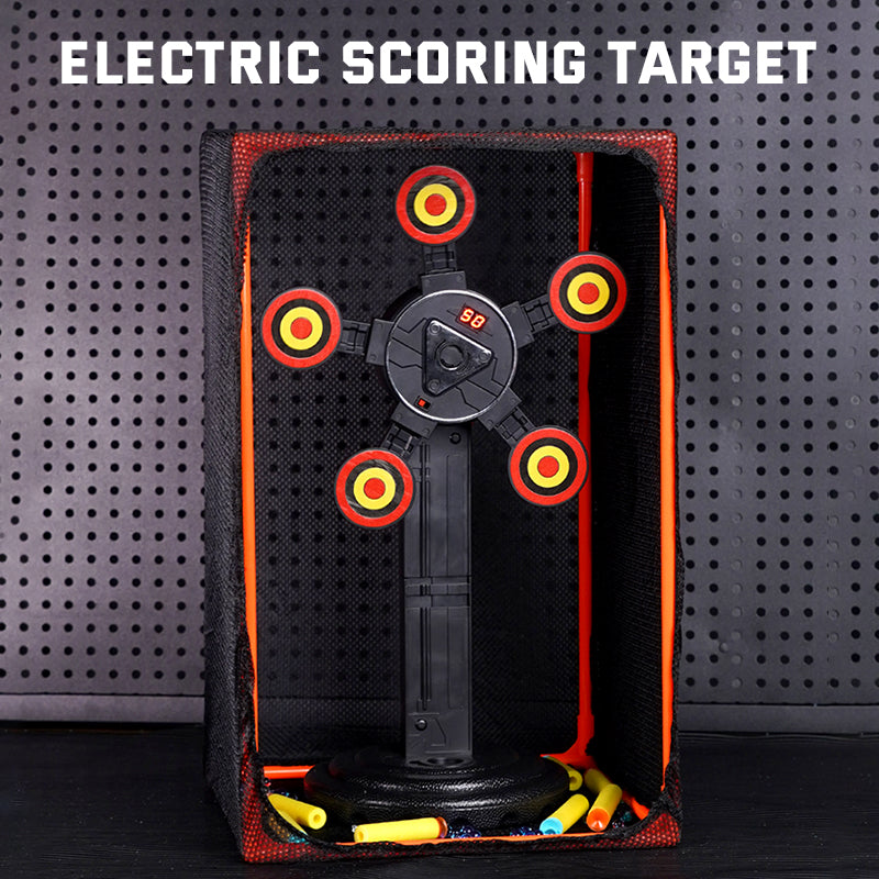 MH3585A Electric Scoring Target Rotating Target Toy with Protection Mesh