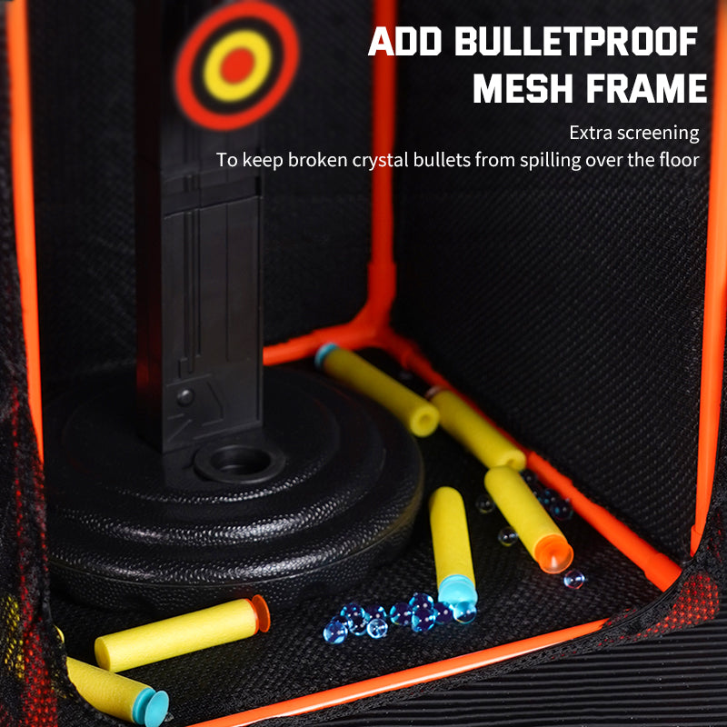 MH3585A Electric Scoring Target Rotating Target Toy with Protection Mesh