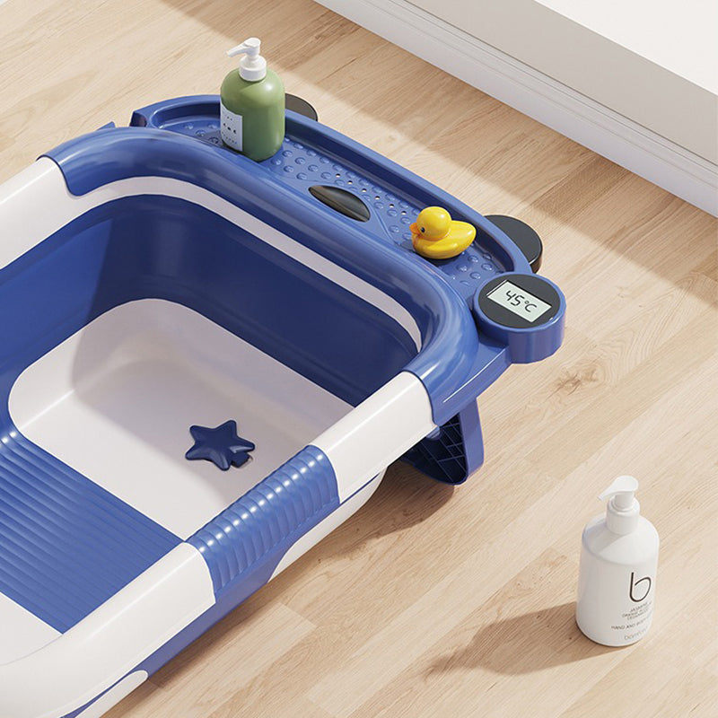 RJ307 Newborn Bathtub TPE+PP Infant Baby Bath Tub with Soft Cushion
