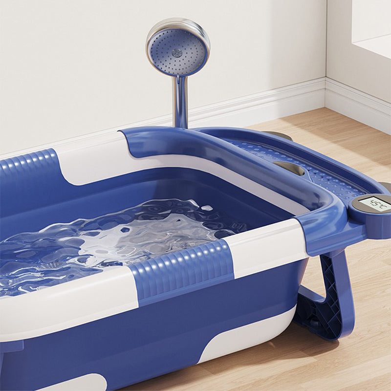 RJ307 Newborn Bathtub TPE+PP Infant Baby Bath Tub with Soft Cushion