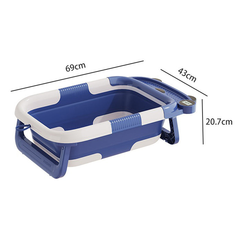 RJ307 Newborn Bathtub TPE+PP Infant Baby Bath Tub with Soft Cushion