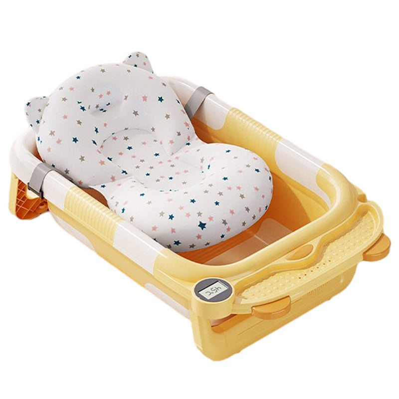 RJ307 Newborn Bathtub TPE+PP Infant Baby Bath Tub with Soft Cushion