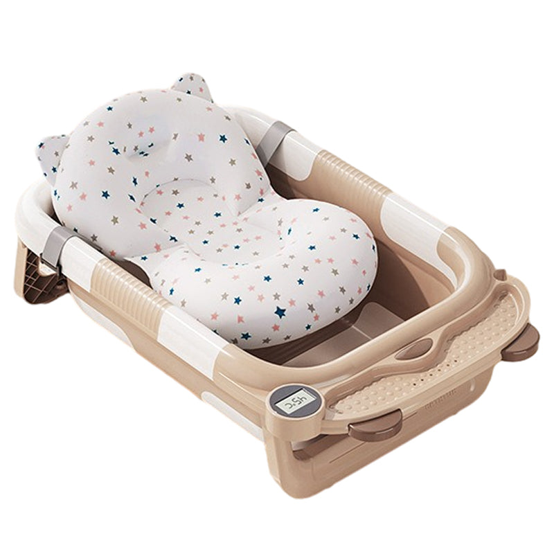 RJ307 Newborn Bathtub TPE+PP Infant Baby Bath Tub with Soft Cushion