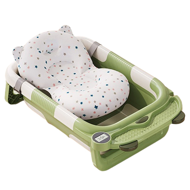 RJ307 Newborn Bathtub TPE+PP Infant Baby Bath Tub with Soft Cushion