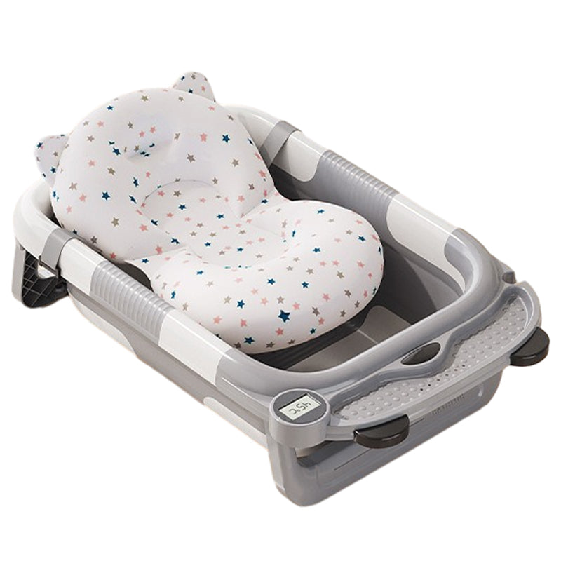 RJ307 Newborn Bathtub TPE+PP Infant Baby Bath Tub with Soft Cushion