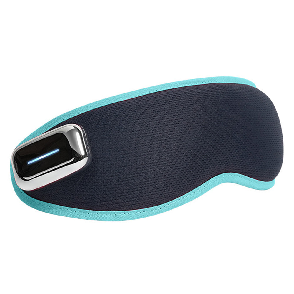 CKGO Y09-Plus Decompression Bluetooth Music Player Eye Mask Sleep Shading Eye Massage Mask, Magnetic Battery Powered - Blue