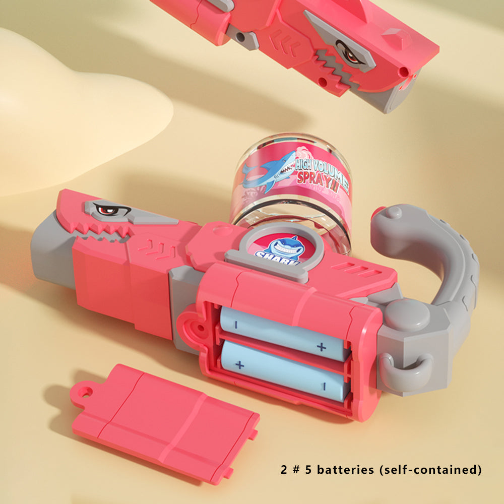 CM135-5A Kids One-Click Spraying Electric Automatic Bubble Maker Toy Bubble Machine with Lights