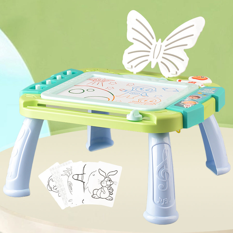 5503 Kids Magnetic DIY Drawing Board Toddlers Writing Doodle Tablet with Tablet Legs
