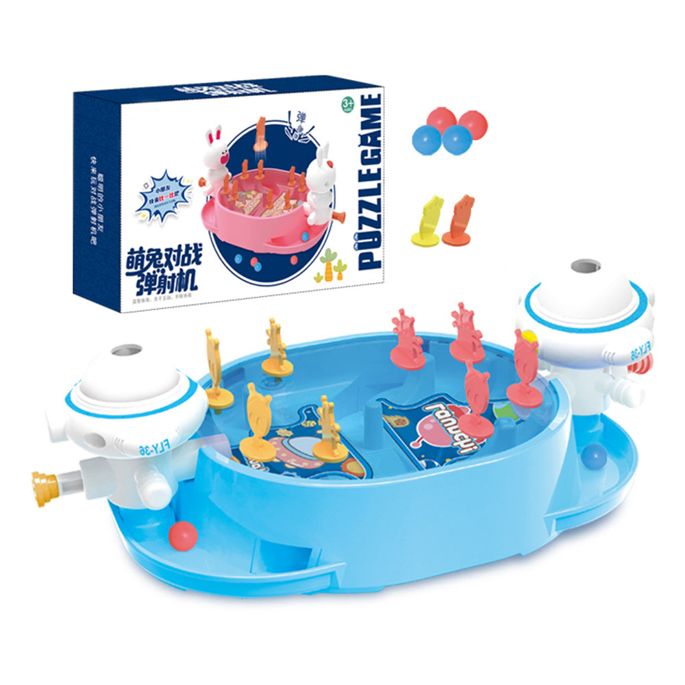 Children Catapult Marble Toy Double Player Parent-Child Combat Table Game