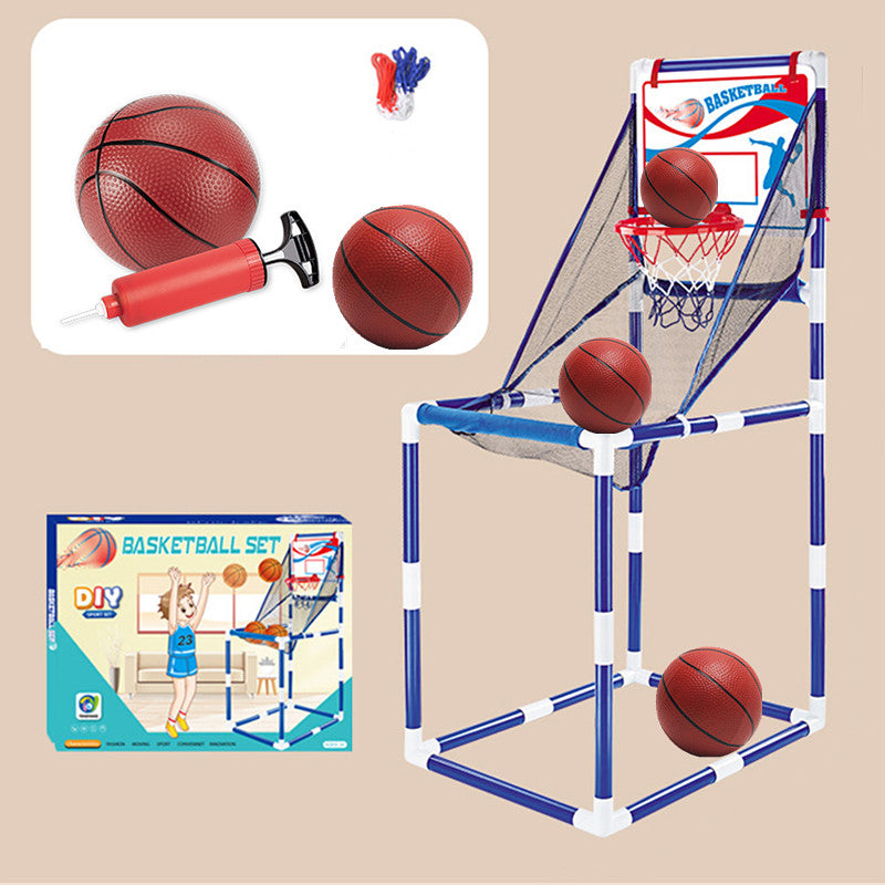 8803 Toddlers Foldable Basketball Hoop Kids Boys Portable Playset Sports Center Toys, Size: M