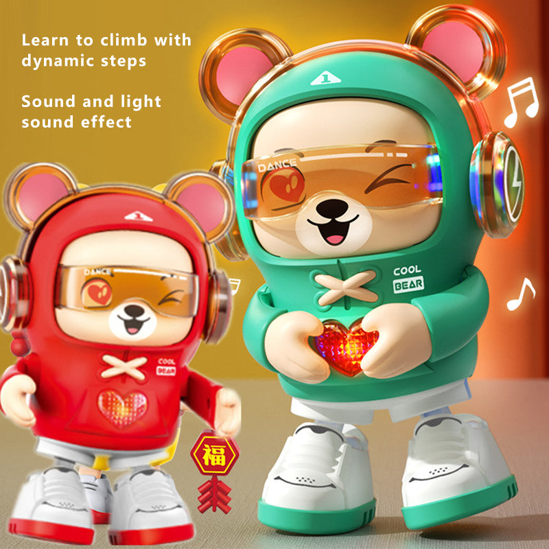 S-001A Music Lighting Kids Dancing Robot Bear Toy Children Birthday Gift