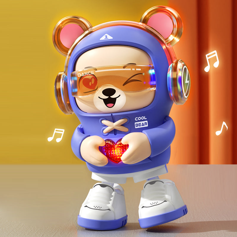 S-001A Music Lighting Kids Dancing Robot Bear Toy Children Birthday Gift