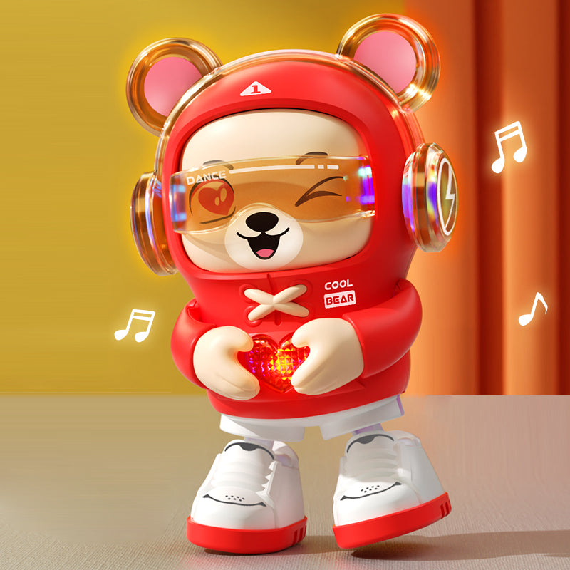 S-001A Music Lighting Kids Dancing Robot Bear Toy Children Birthday Gift