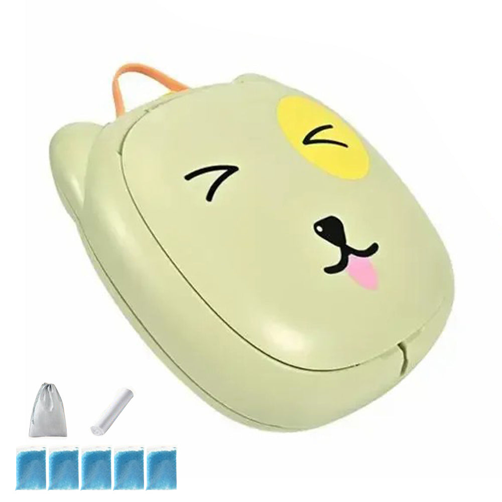 RJ101 Foldable ABS+PP+PU Mat Baby Toilet Travel Potty Seat for Outdoor Activities