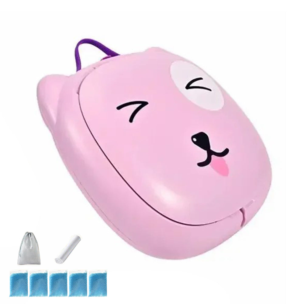 RJ101 Foldable ABS+PP+PU Mat Baby Toilet Travel Potty Seat for Outdoor Activities