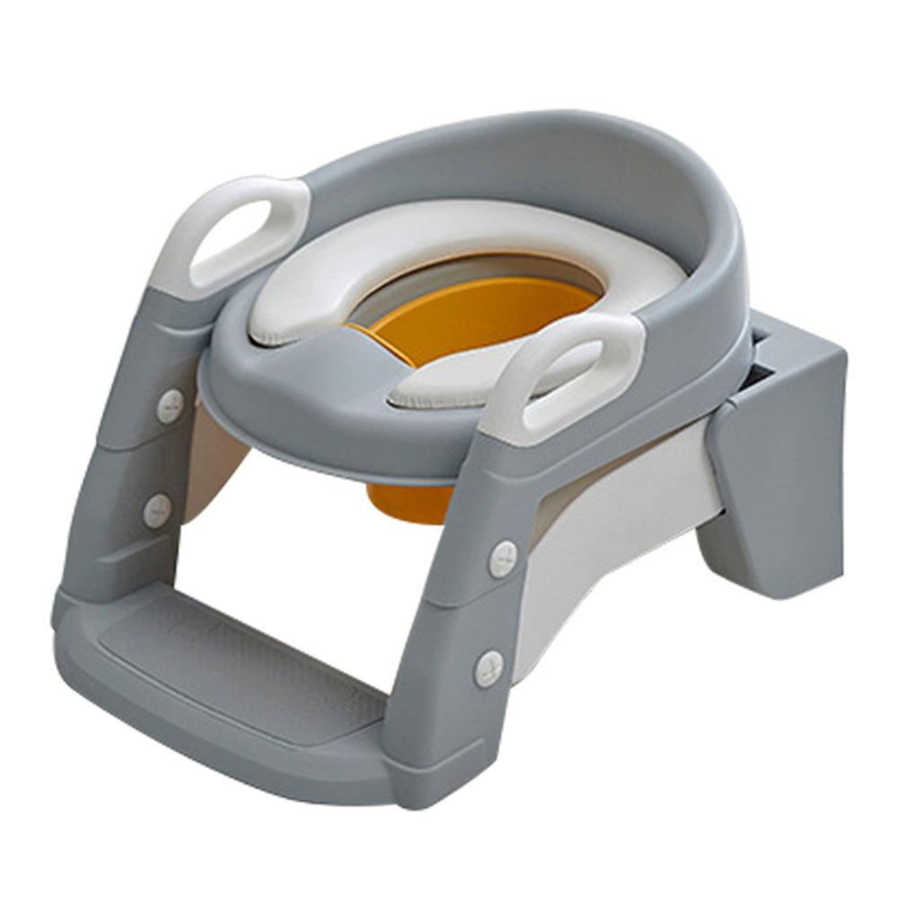 M301-BC PVC Seat Cushion Baby Foldable Toilet Children Potty Training Toilet Seat with Auxiliary Ladder