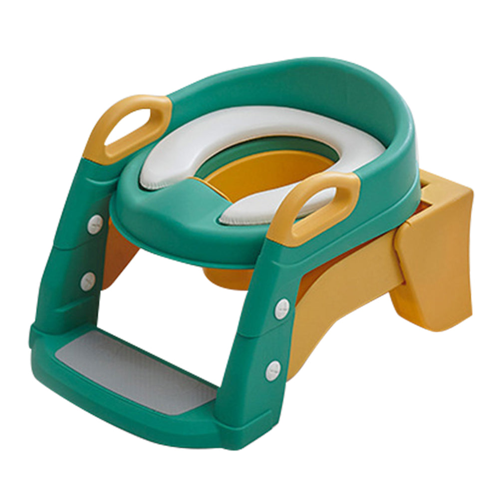 M301-BC PVC Seat Cushion Baby Foldable Toilet Children Potty Training Toilet Seat with Auxiliary Ladder