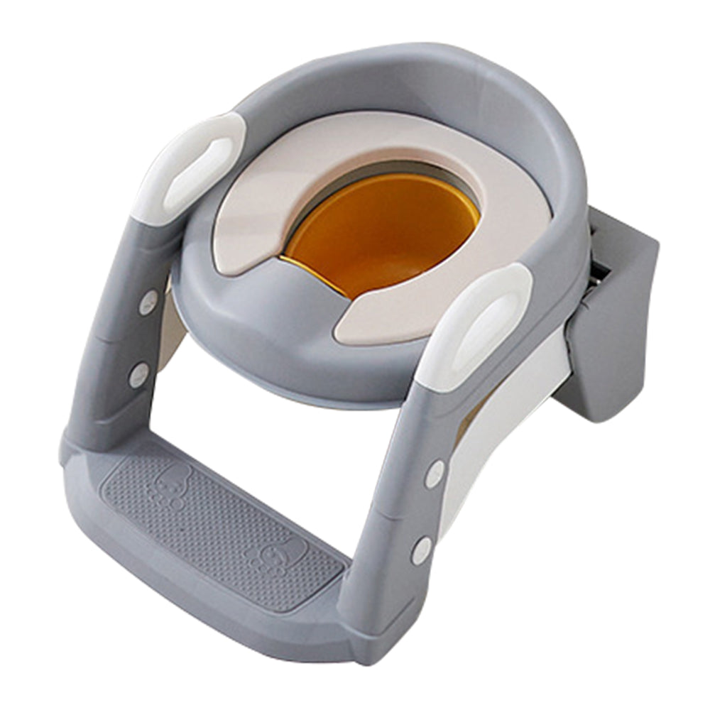 M301-BC PU Seat Cushion Foldable Toilet Baby Children Potty Training Toilet Seat with Ladder