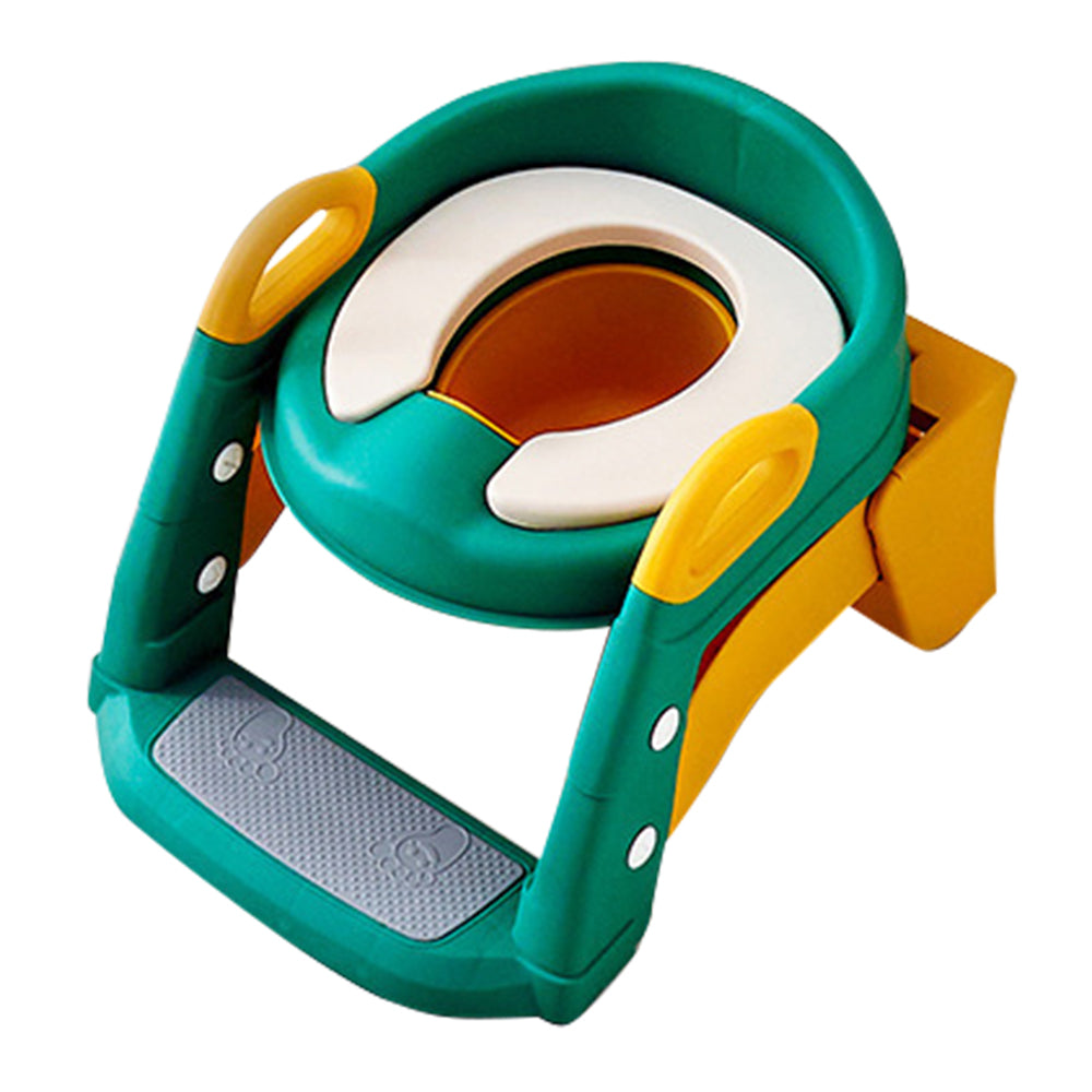 M301-BC PU Seat Cushion Foldable Toilet Baby Children Potty Training Toilet Seat with Ladder