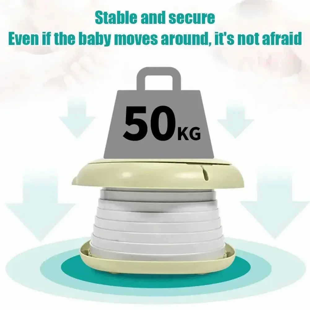 RJ101 Foldable ABS+PP Baby Toilet Potty Seat for Toddler Travel Outdoor Camping