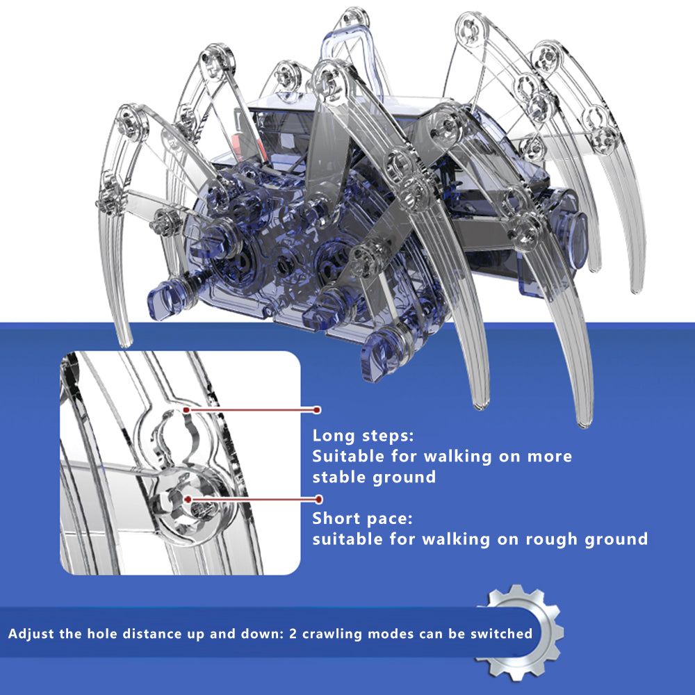 QB1016 Electronic Spider Robot DIY Children Educational Toy Assembled Kit