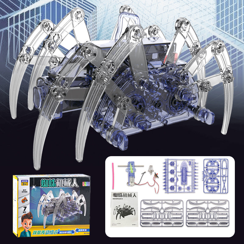 QB1016 Electronic Spider Robot DIY Children Educational Toy Assembled Kit